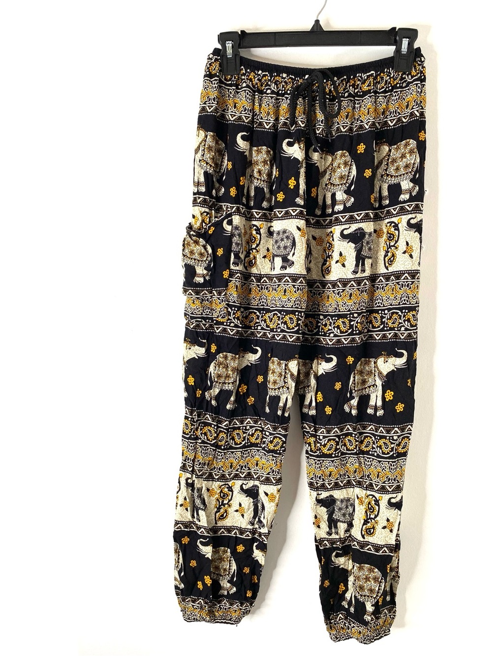 Earthbound Trading Co Elephant Harem Pants Boho Festival Yoga Lounge Rayon